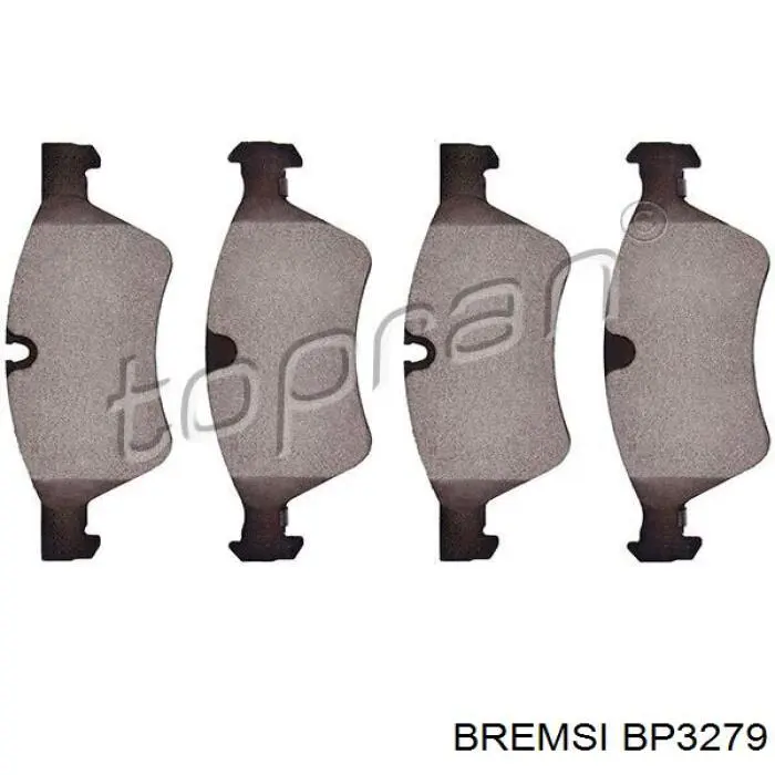 Гальмівні колодки Bremsi BP3279 ціна, від 34.18 USD