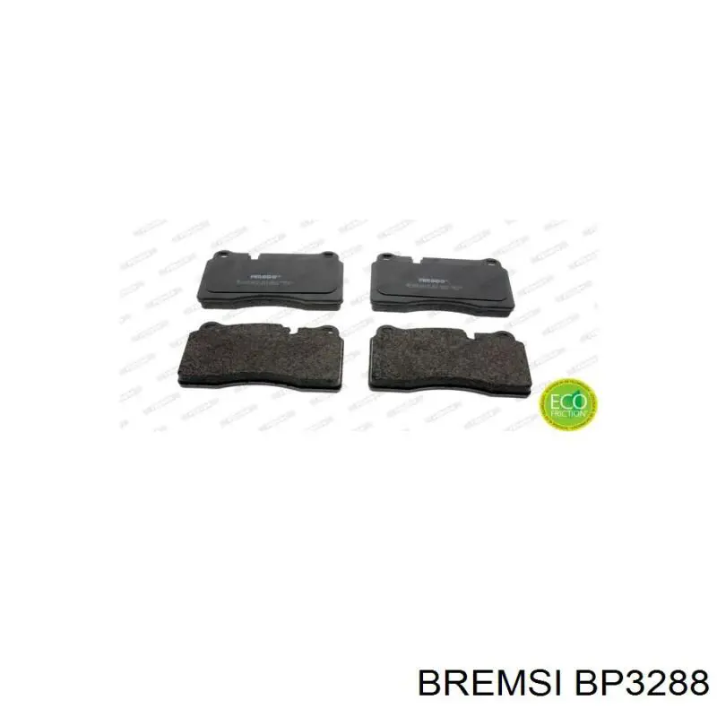 Передні тормозні колодки BP3288 Bremsi