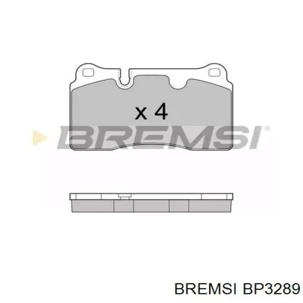 Гальмівні колодки Bremsi BP3289 ціна, від 29.78 USD