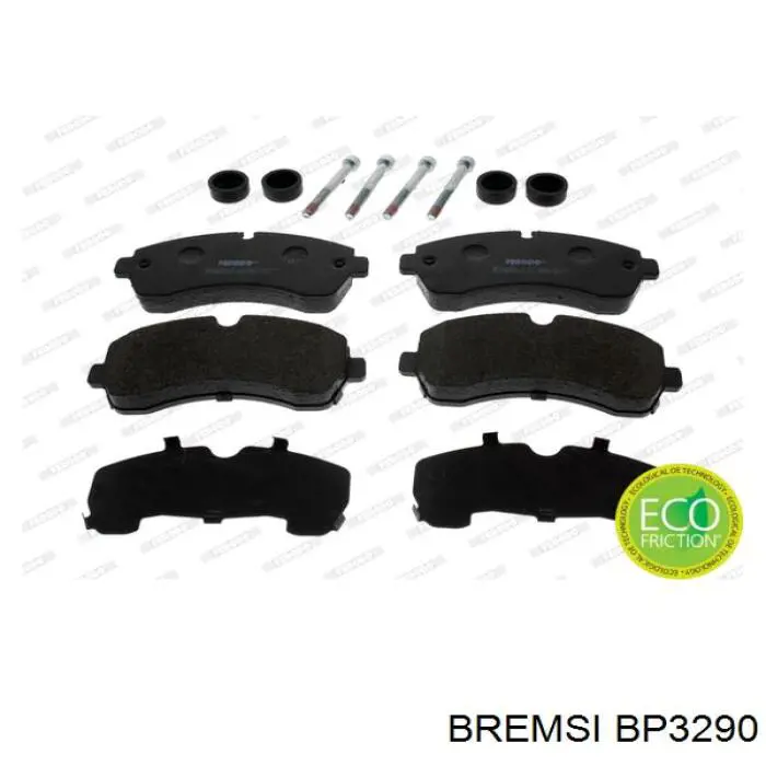 Гальмівні колодки Bremsi BP3290 ціна, від 28.59 USD