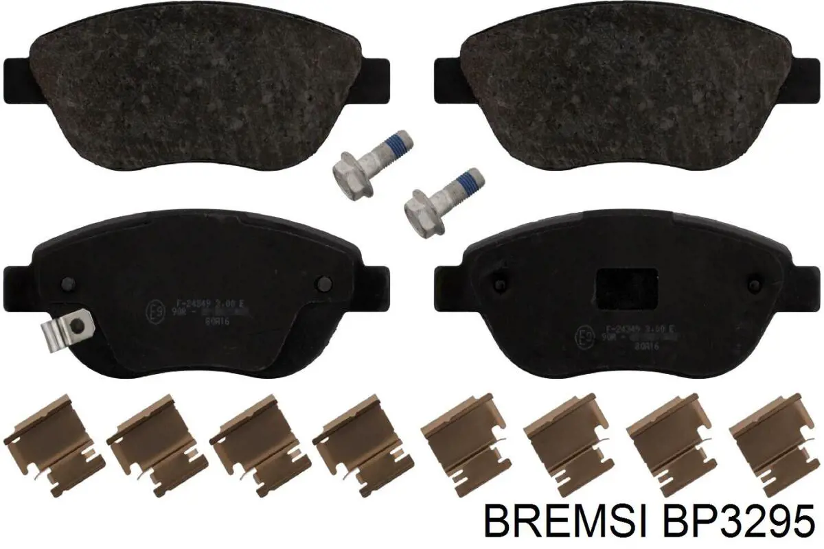 BP3295 Bremsi колодки гальмівні передні, дискові