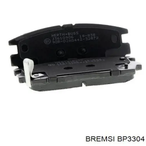 Купити BP3304 Bremsi Задні колодки