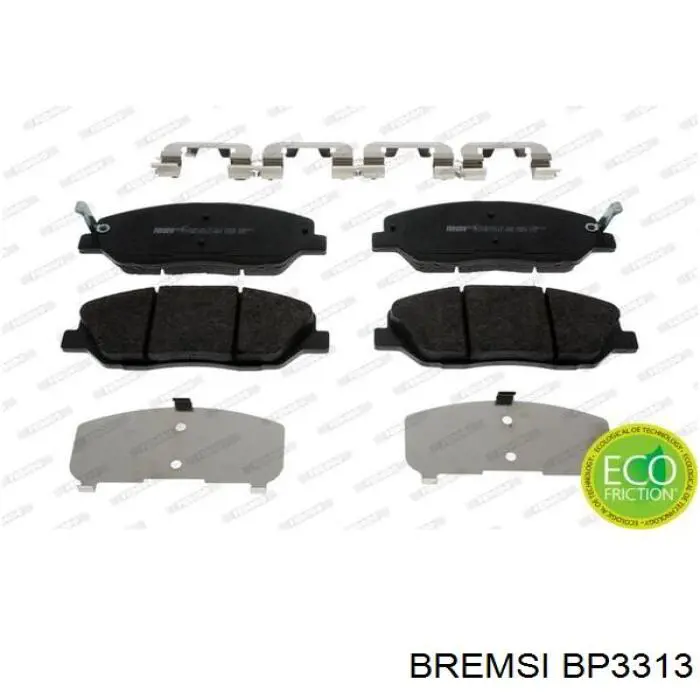 Гальмівні колодки Bremsi BP3313 ціна, від 21.84 USD