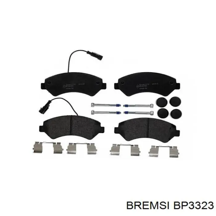 Гальмівні колодки Bremsi BP3323 ціна, від 30.47 USD