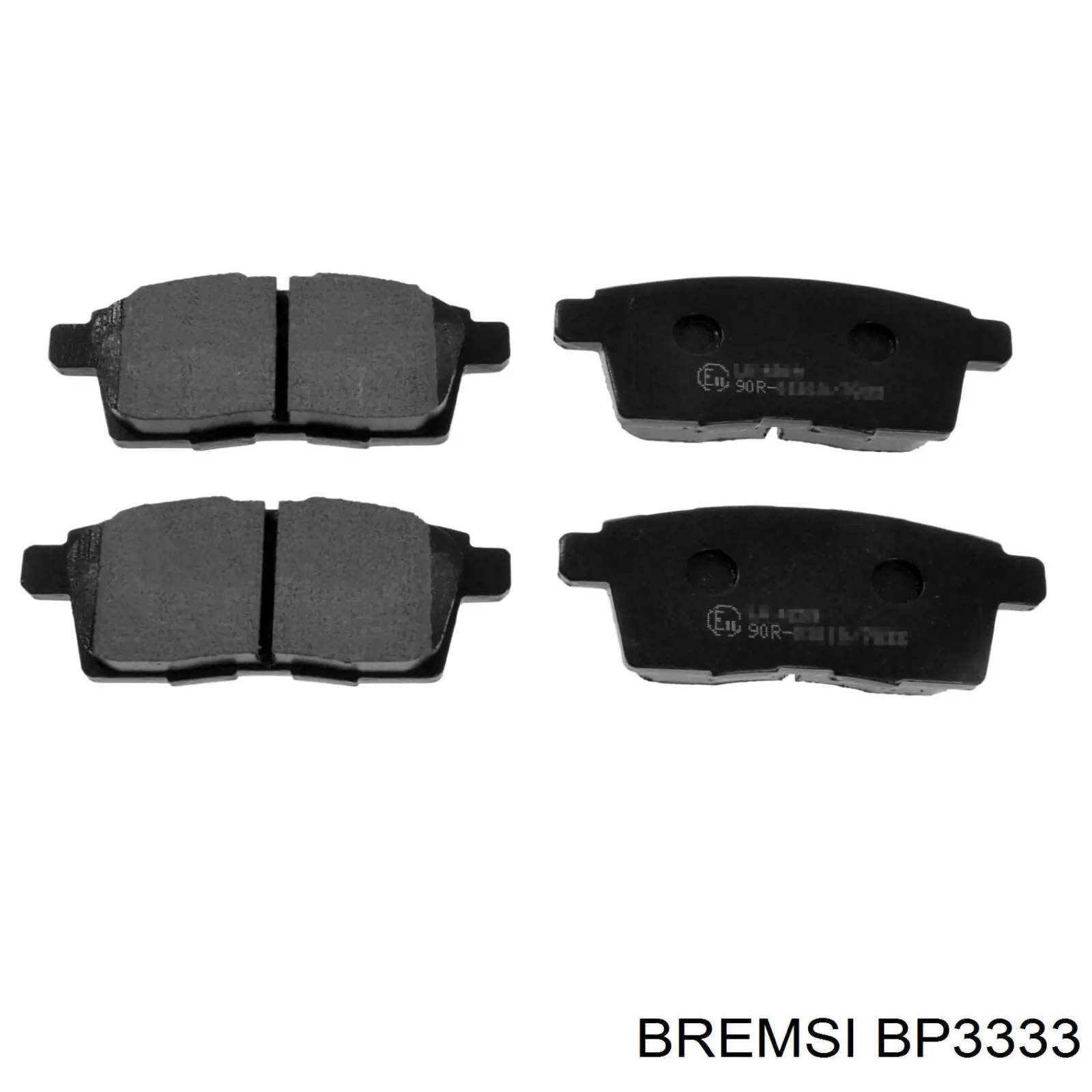 BP3333 Bremsi колодки гальмівні передні, дискові