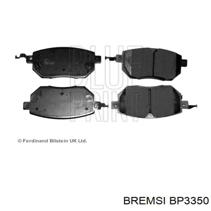 BP3350 Bremsi Передні гальмівні колодки