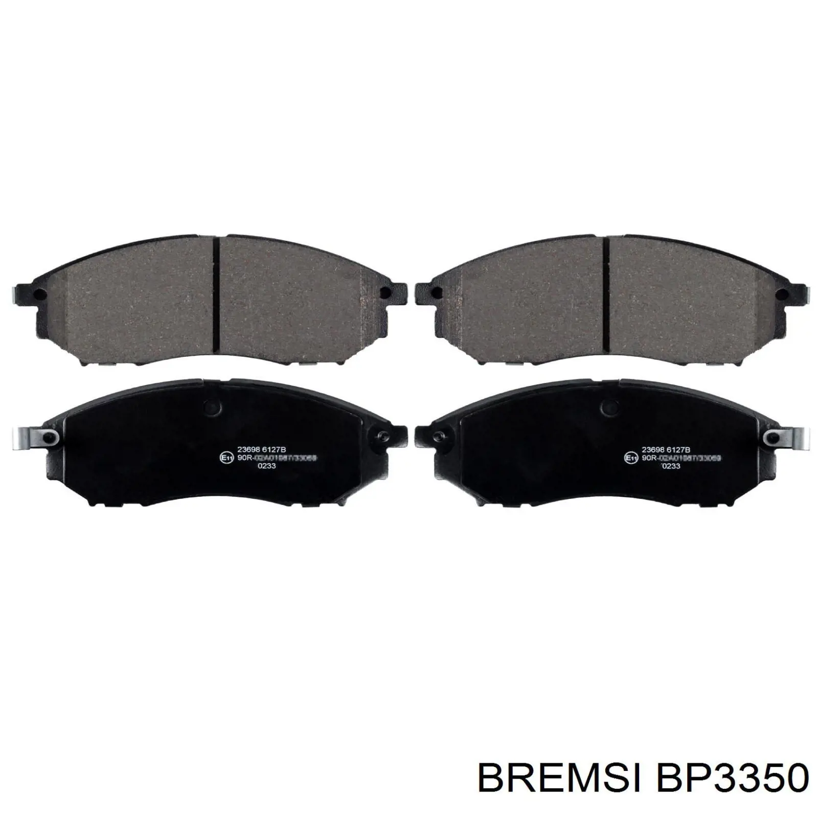 Гальмівні колодки Bremsi BP3350 ціна, від 23.47 USD