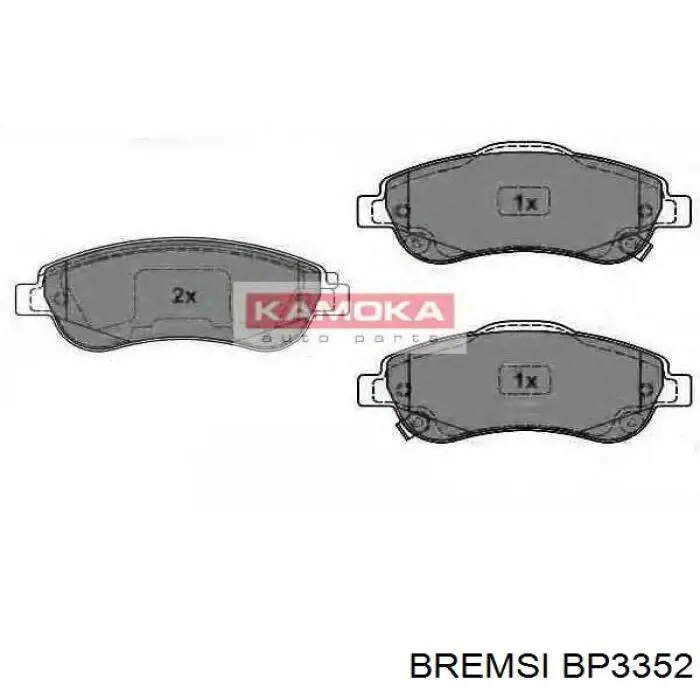 Тормозні колодки Bremsi BP3352