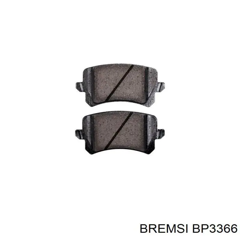 Купити BP3366 Bremsi Задні колодки