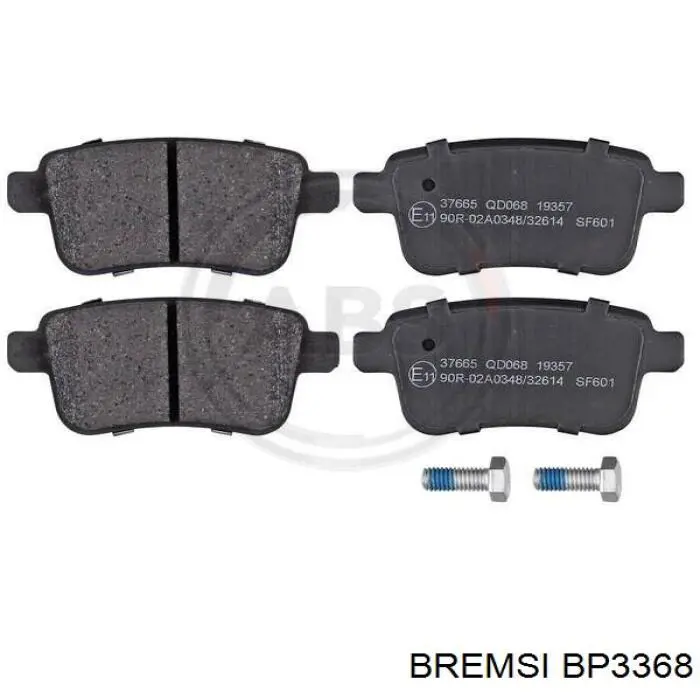 Задні гальмівні колодки Bremsi BP3368 ціна, від 14.47 USD