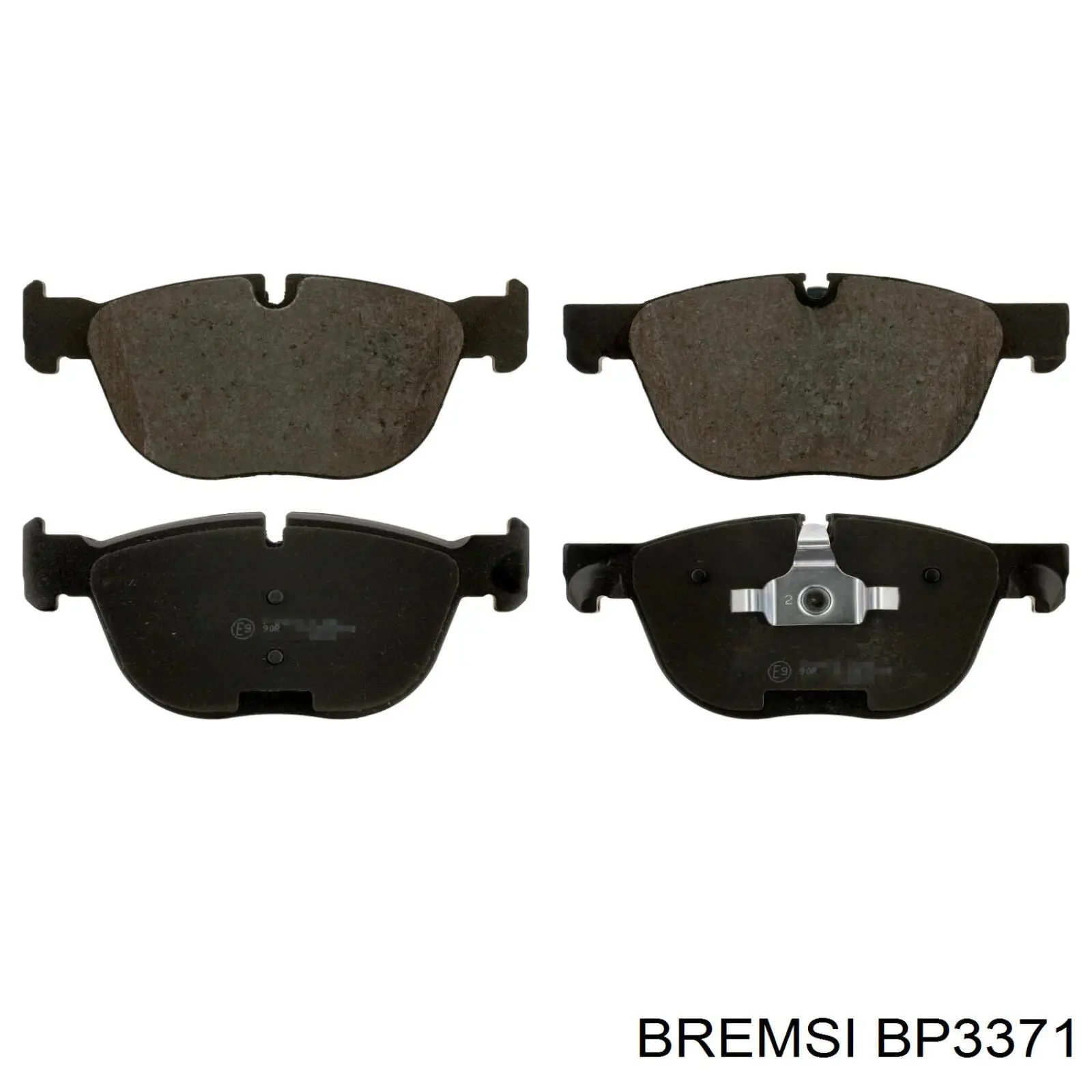 BP3371 Bremsi Передні гальмівні колодки