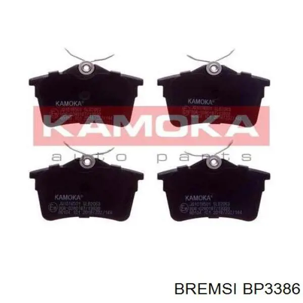 Задні гальмівні колодки Bremsi BP3386 ціна, від 15.59 USD