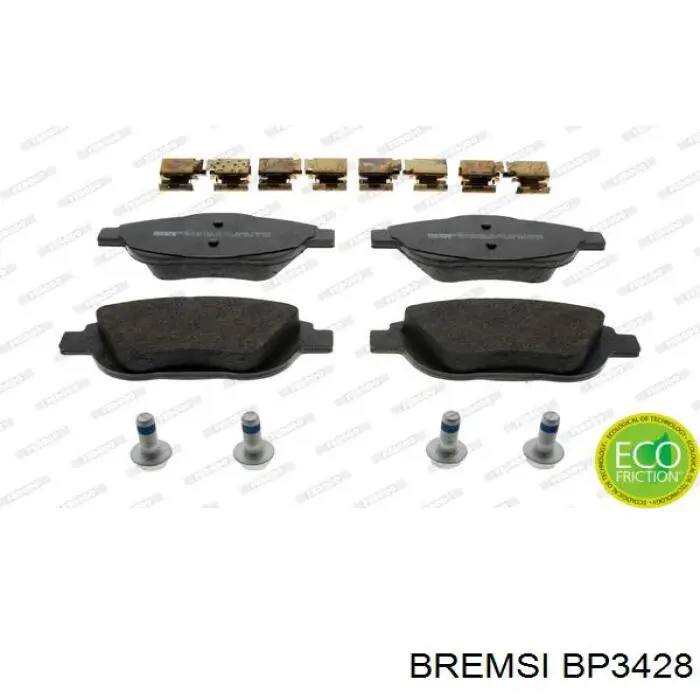 Гальмівні колодки Bremsi BP3428 ціна, від 26.44 USD