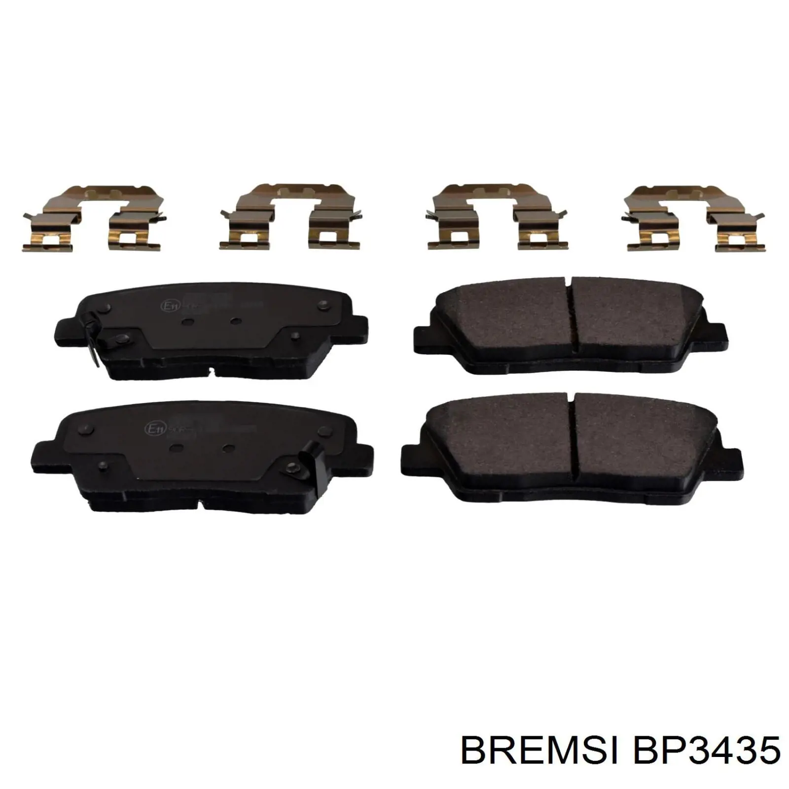 Задні гальмівні колодки Bremsi BP3435 ціна, від 18.12 USD