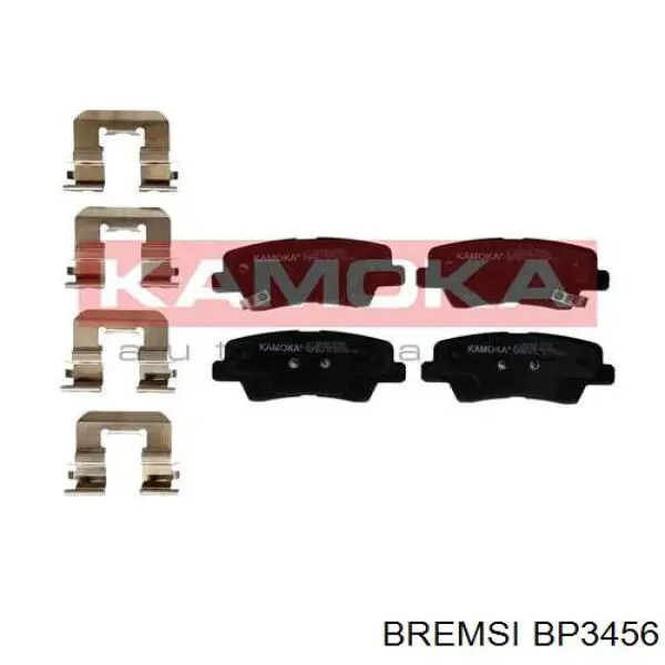 Купити BP3456 Bremsi Задні колодки