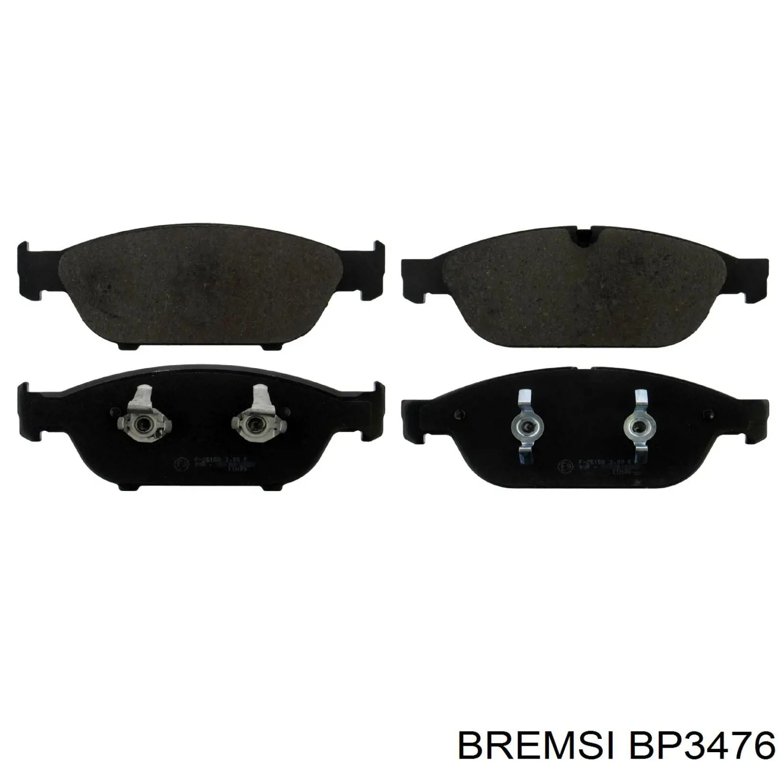Гальмівні колодки Bremsi BP3476 ціна, від 45.17 USD