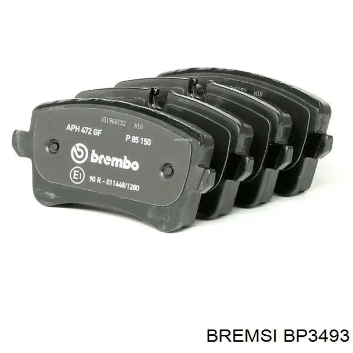 Задні гальмівні колодки Bremsi BP3493 ціна, від 28.16 USD