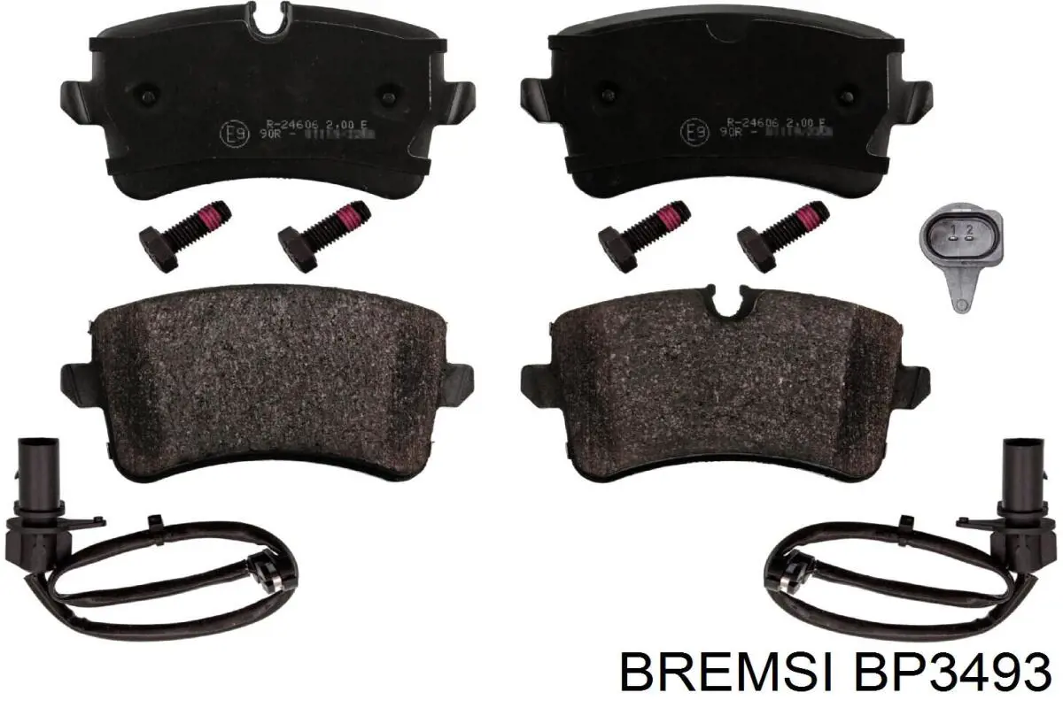Купити BP3493 Bremsi Задні колодки