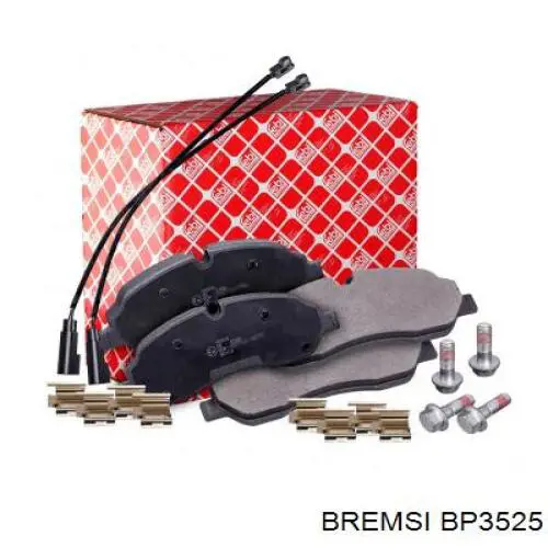 Гальмівні колодки Bremsi BP3525 ціна, від 27.29 USD