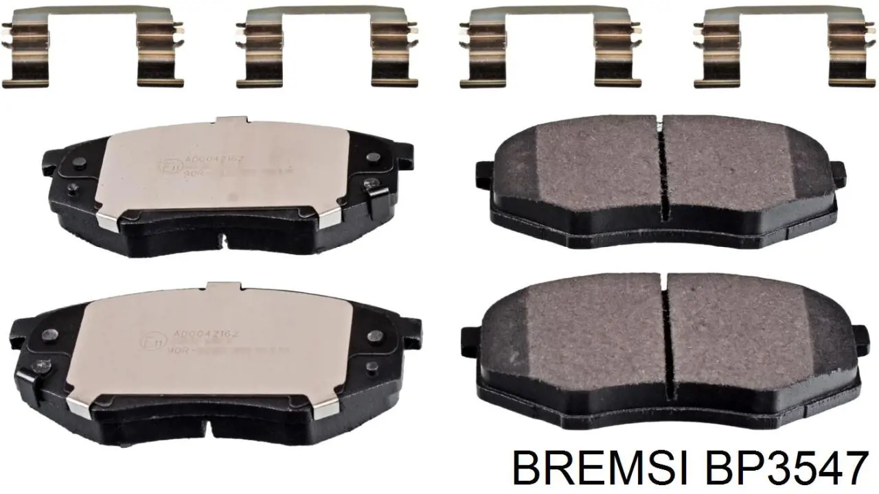 Гальмівні колодки Bremsi BP3547 ціна, від 22.96 USD