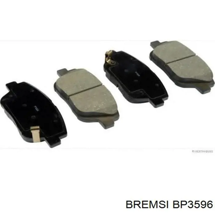 Передні тормозні колодки BP3596 Bremsi