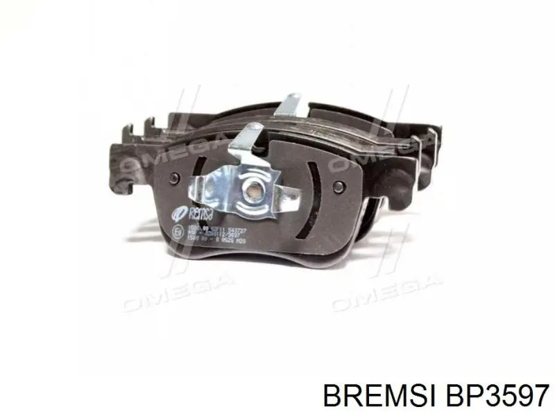 Купити BP3597 Bremsi Колодки гальмівні передні, дискові