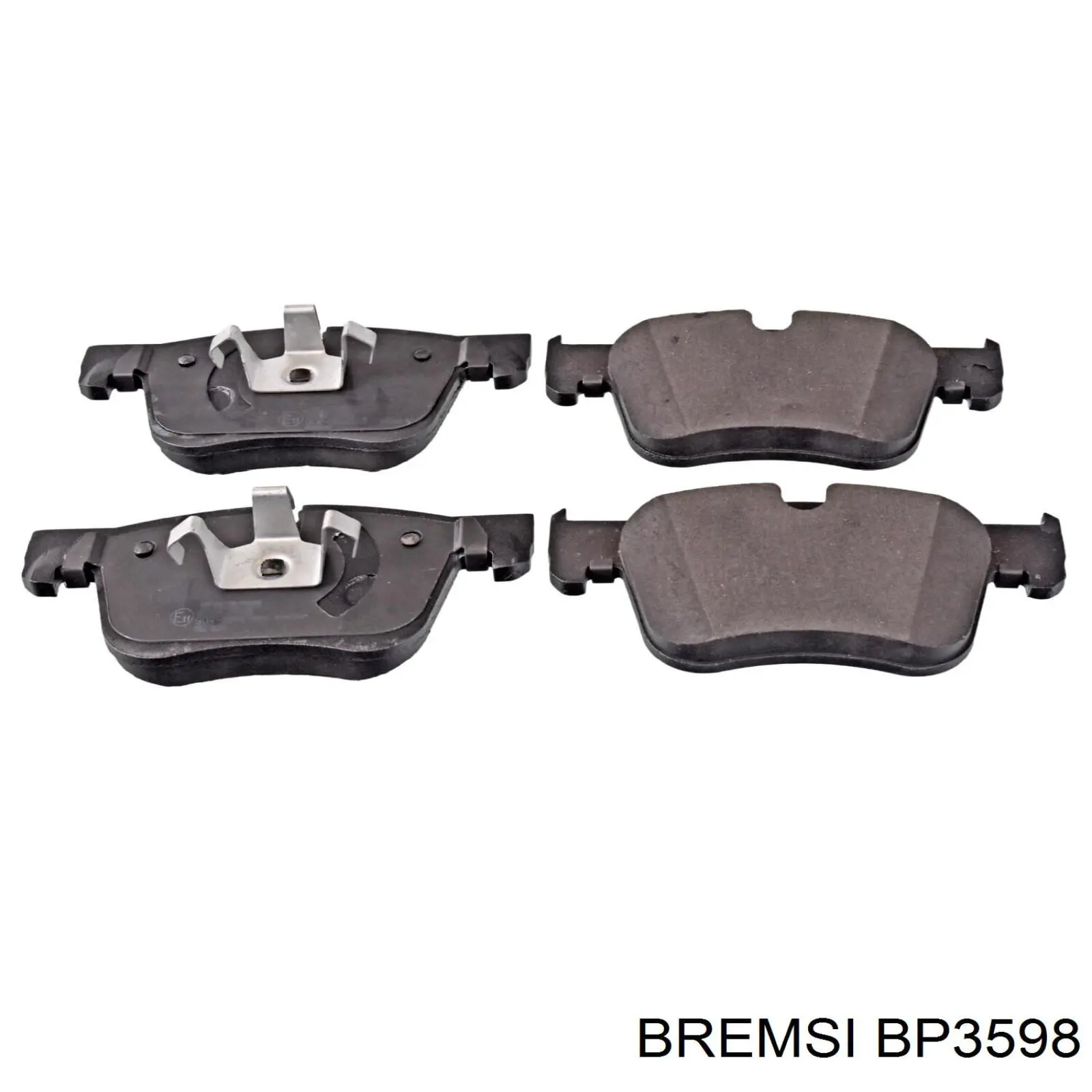 BP3598 Bremsi Передні гальмівні колодки