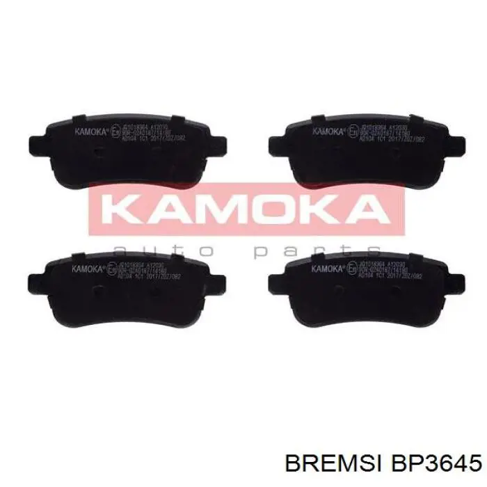 Задні гальмівні колодки Bremsi BP3645 ціна, від 23.97 USD