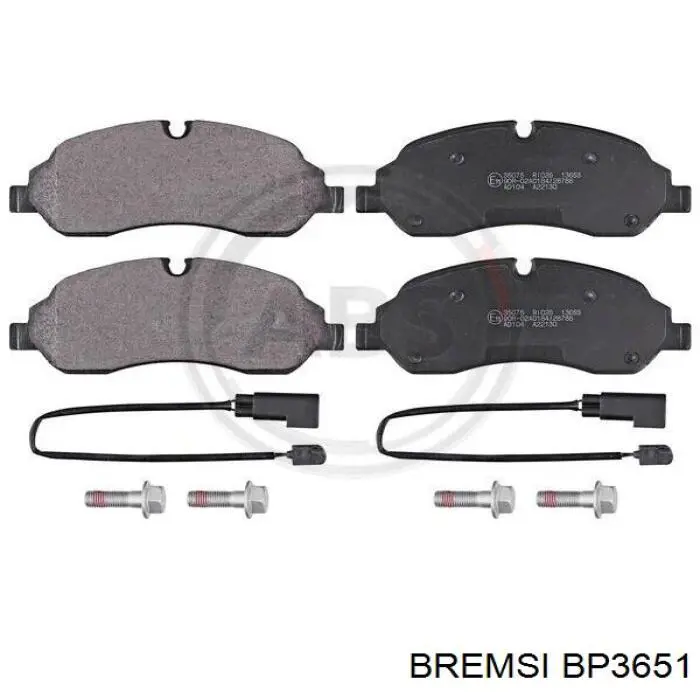 Гальмівні колодки Bremsi BP3651 ціна, від 30.08 USD