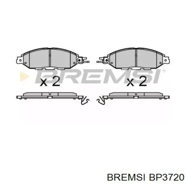 Гальмівні колодки Bremsi BP3720 ціна, від 31.47 USD