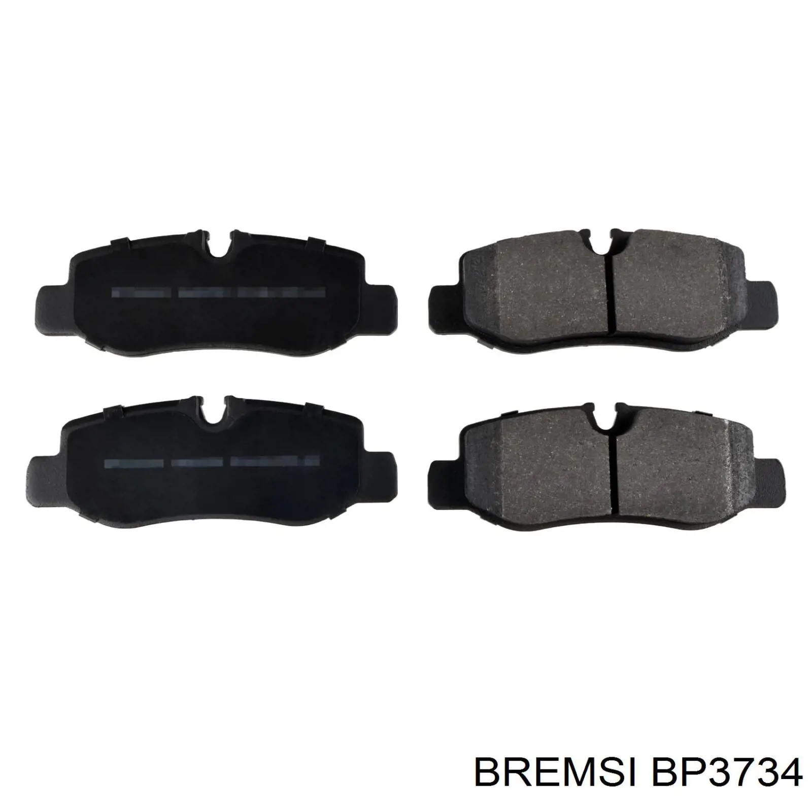 Купити BP3734 Bremsi Задні колодки