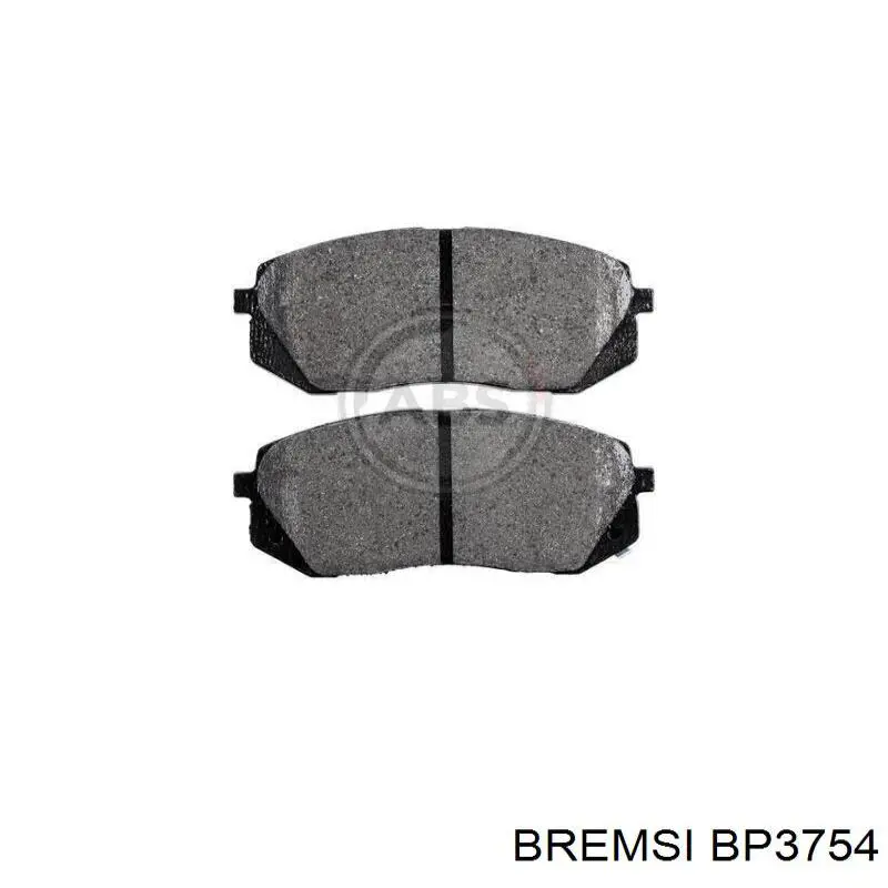 Передні тормозні колодки BP3754 Bremsi