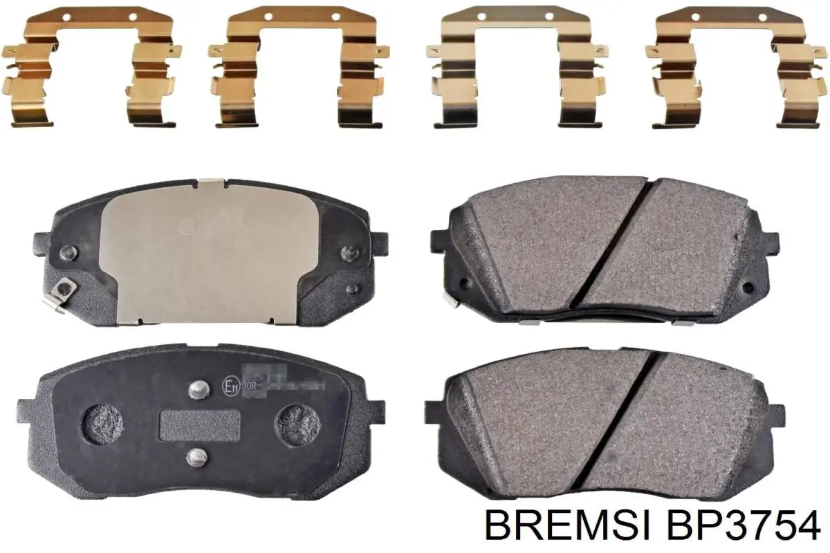 BP3754 Bremsi Передні гальмівні колодки