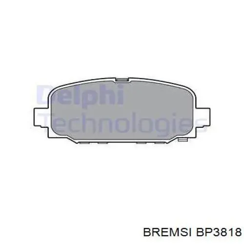 Задні гальмівні колодки ABE C2Y035ABE ціна, від 32.79 USD