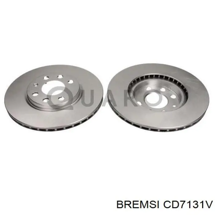 Диск гальмівний передній CD7131V Bremsi