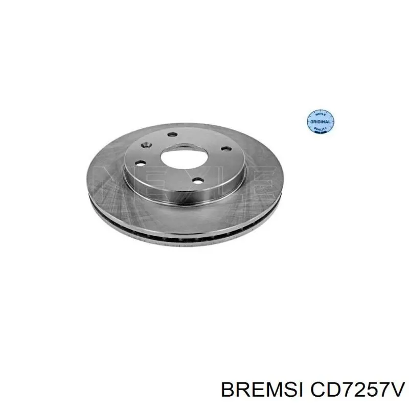 CD7257V Bremsi диск гальмівний передній
