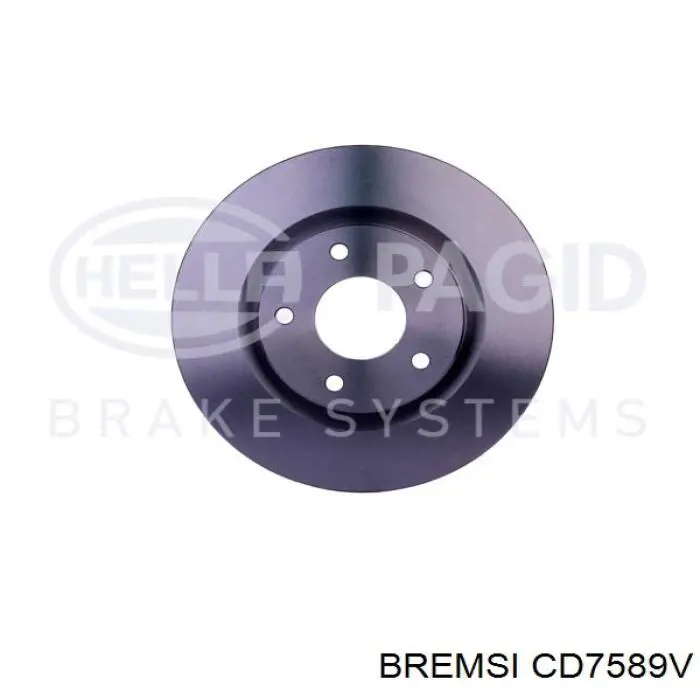 Диск переднього гальма Bremsi CD7589V ціна, від 47.67 USD