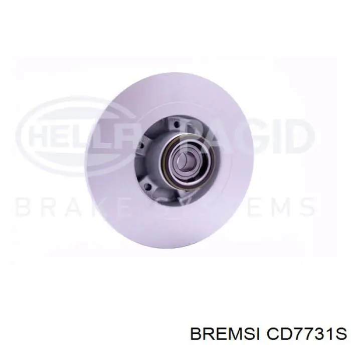Купити CD7731S Bremsi Диск заднього гальма