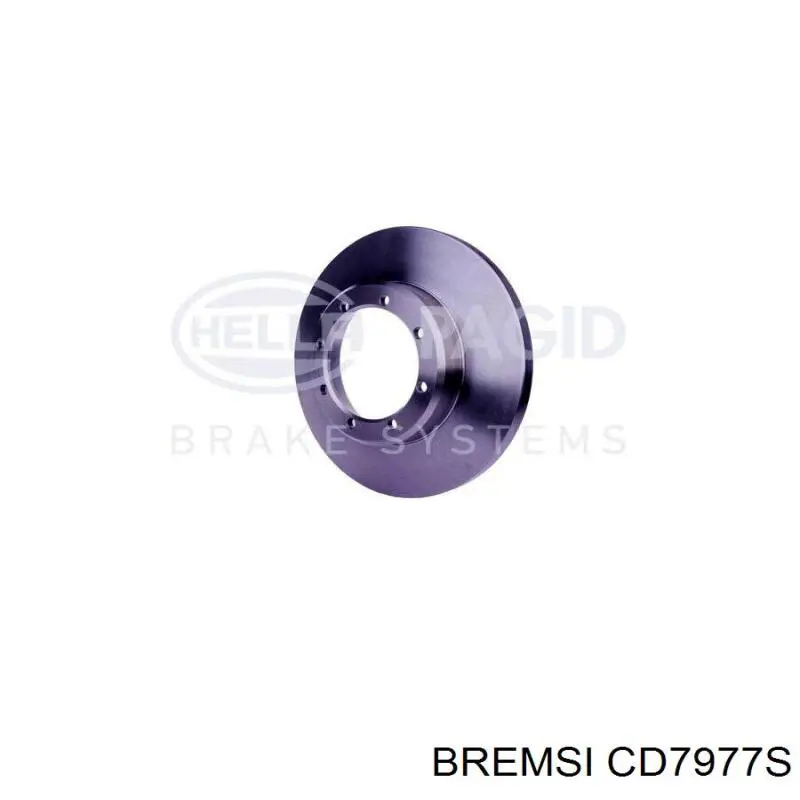Диск гальмівний задній Bremsi CD7977S