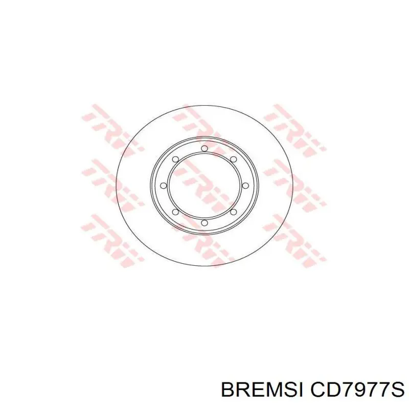 Задні дискові гальма Bremsi CD7977S ціна, від 53.21 USD