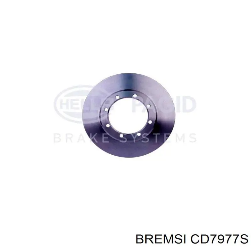 Купити CD7977S Bremsi Диск заднього гальма