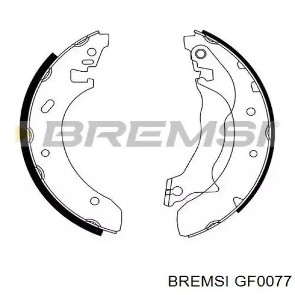 Колодки гальмові задні, барабанні Bremsi GF0077 ціна, від 25.34 USD