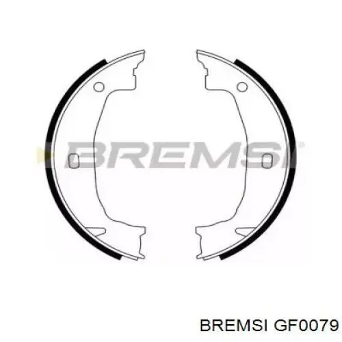 Купити GF0079 Bremsi Гальмівні колодки гальма стоянки