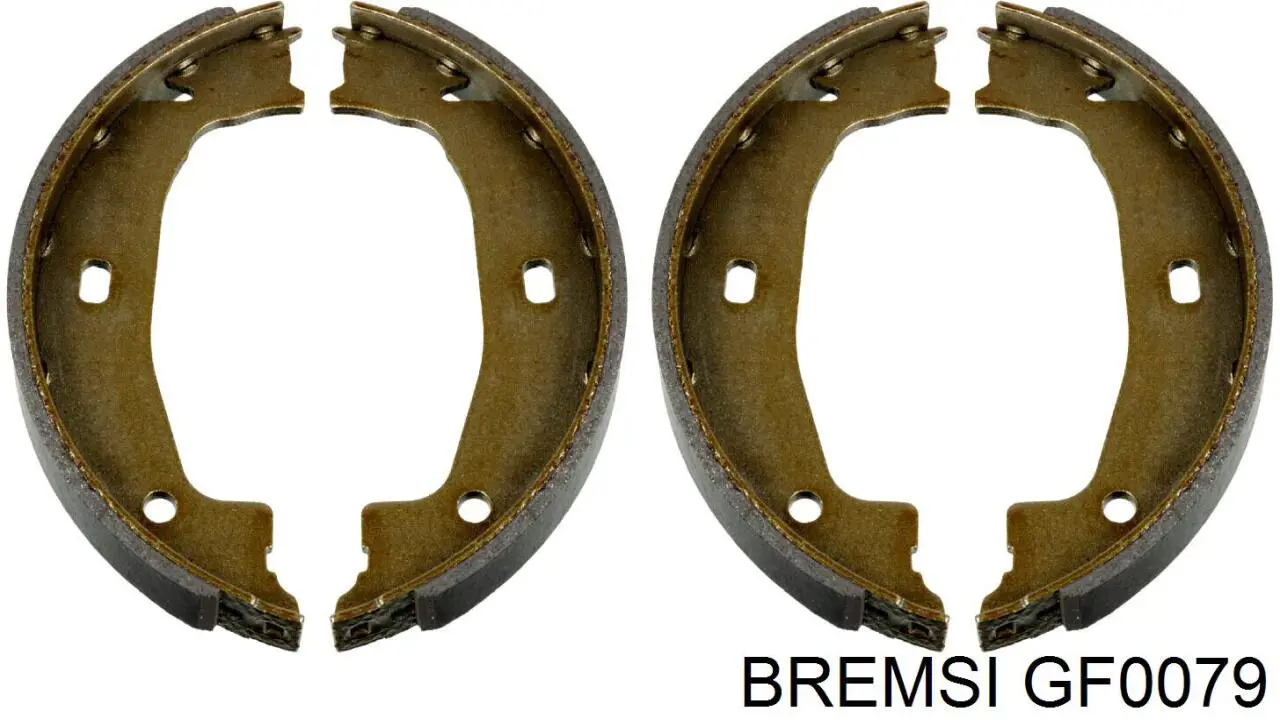 GF0079 Bremsi колодки ручника/стоянкового гальма