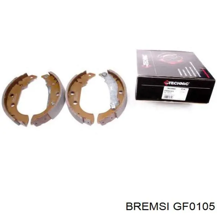 Колодки гальмові задні, барабанні GF0105 Bremsi