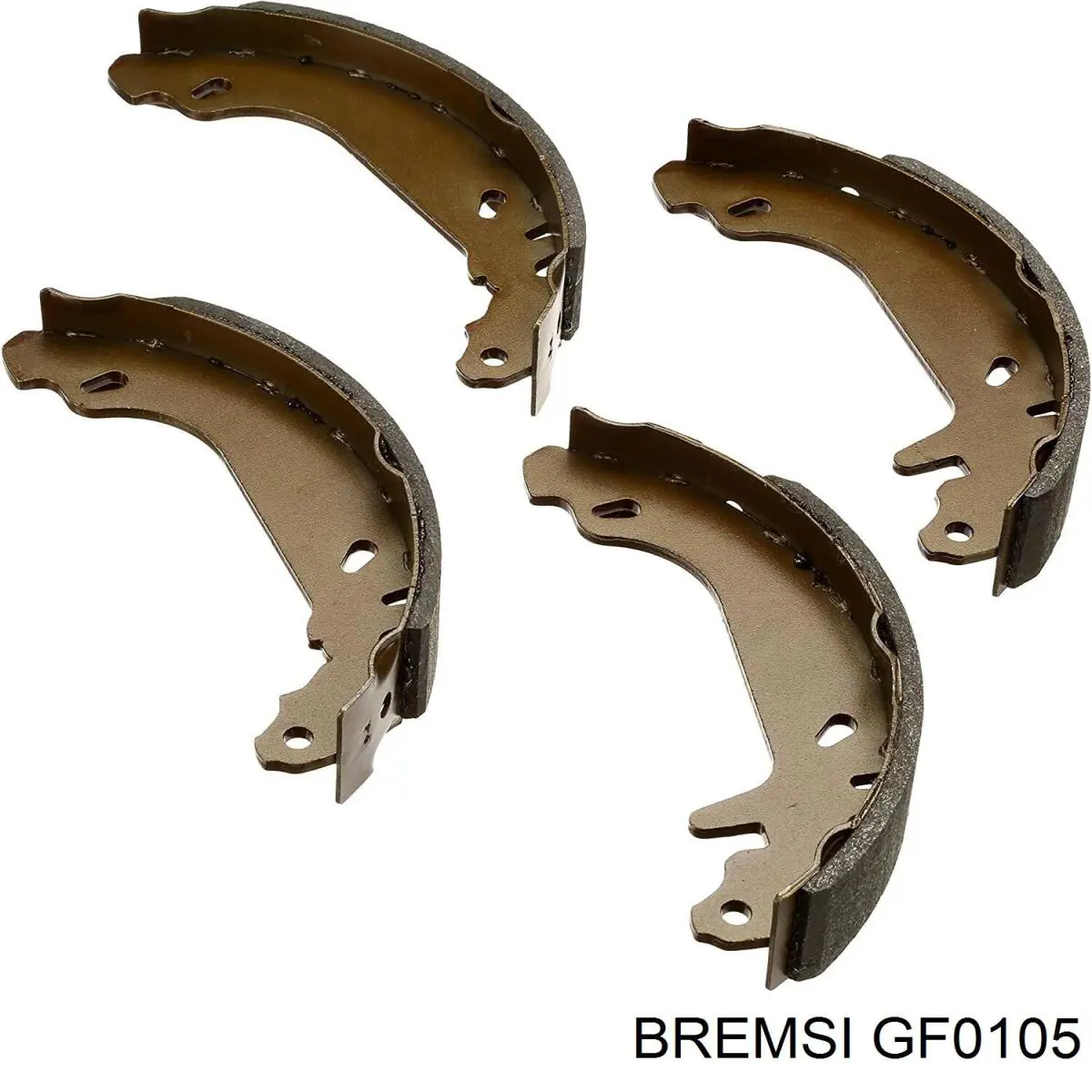 Купити GF0105 Bremsi Колодки гальмові задні, барабанні