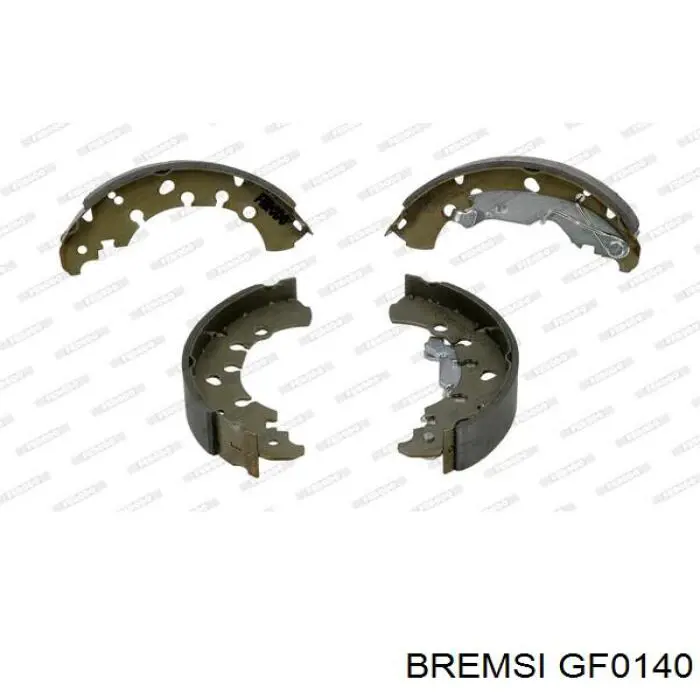 GF0140 Bremsi Колодки гальмівні задні, барабанні