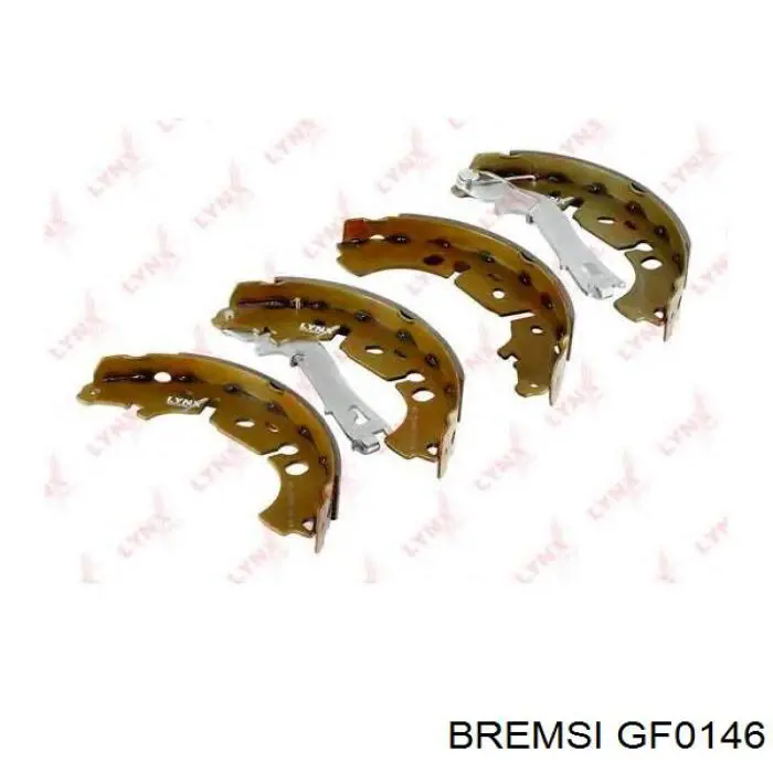 GF0146 Bremsi Колодки гальмівні задні, барабанні