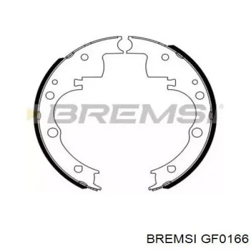Колодки гальмові задні, барабанні Bremsi GF0166 ціна, від 36.51 USD