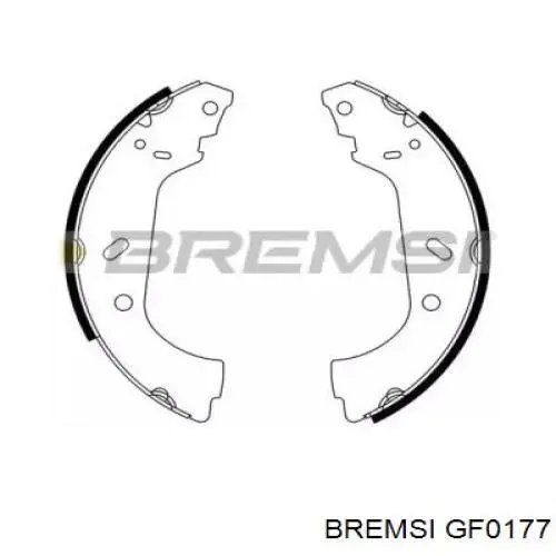 Купити GF0177 Bremsi Колодки гальмові задні, барабанні